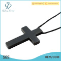 Pendentifs religieux pour hommes en acier inoxydable, bijoux en croix pour hommes